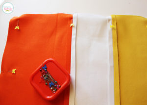Candy Corn Tote at Positively Splendid. Perfect for trick-or-treat bags!