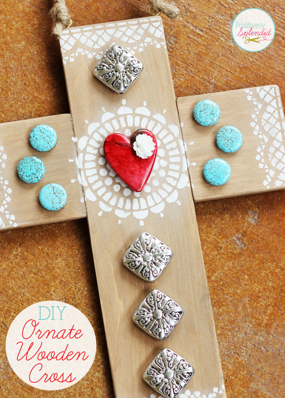 DIY Ornate Wooden Crosses - Positively Splendid {Crafts, Sewing, Recipes  and Home Decor}