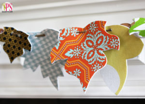 Fall Leaf Garland at Positively Splendid