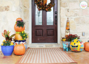 Bright and Beautiful Fall Front Porch Decor at Positively Splendid