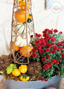 Bright and Beautiful Fall Front Porch Decor at Positively Splendid