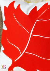 You'll never believe how easy this fall leaf pillow at Positively Splendid is to make! So pretty!