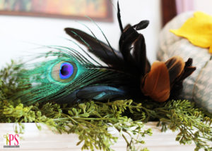 Fall Mantel at PositivelySplendid.com