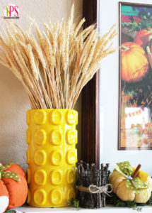Fall Mantel at PositivelySplendid.com