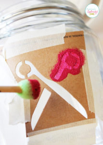 Such a clever project! Glass canister sewing organizer with removable pincushion at Positively Splendid.