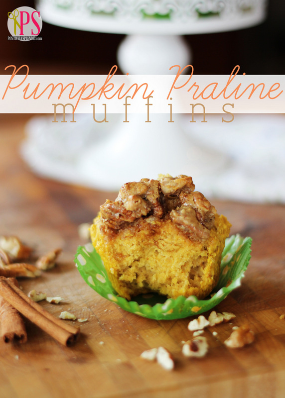 Delicious Pumpkin Praline Muffins at Positively Splendid - Perfect for fall!