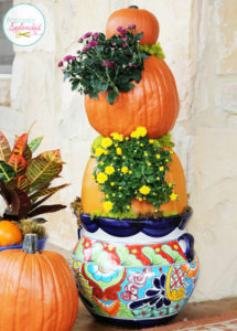 Bright and Beautiful Fall Front Porch Decor at Positively Splendid