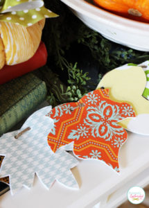Vibrant Fall Vignette at Positively Splendid