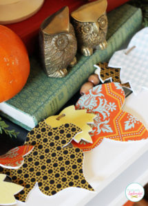 Vibrant Fall Vignette at Positively Splendid