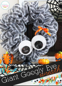 This giant googly eye wreath at Positively Splendid is so adorable! And easy to make, too!