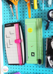 DIY Pegboard Craft Organizer. Every creative space needs one!