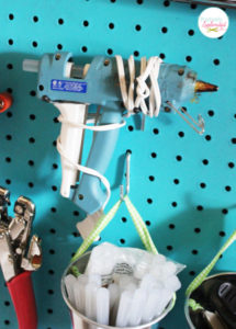 DIY Pegboard Craft Organizer. Every creative space needs one!