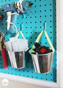 DIY Pegboard Craft Organizer. Every creative space needs one!
