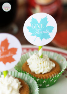 Vanilla-Spice Whipped Cream Recipe and Free Thanksgiving Dessert Topper Printables #CMcantwaitCGC