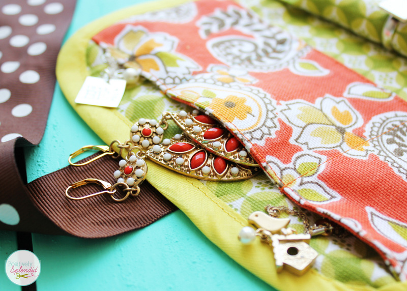 Easy to sew Travel JEWELRY Organizer Bag