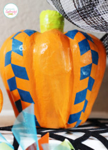 Paper Mache and Washi Tape Pumpkins at Positively Splendid