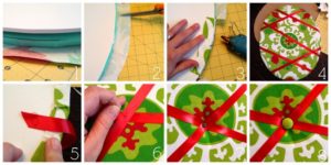 This DIY tufted memo board at Positively Splendid is gorgeous, and it can be made with absolutely any frame! This would be perfect for displaying holiday cards and photos.