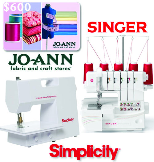 Win over $1000 in amazing sewing goodies at Positively Splendid!!