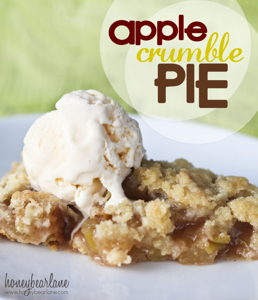 apple crumble pie