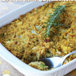 Delicious cornbread dressing is the perfect Thanksgiving side dish!