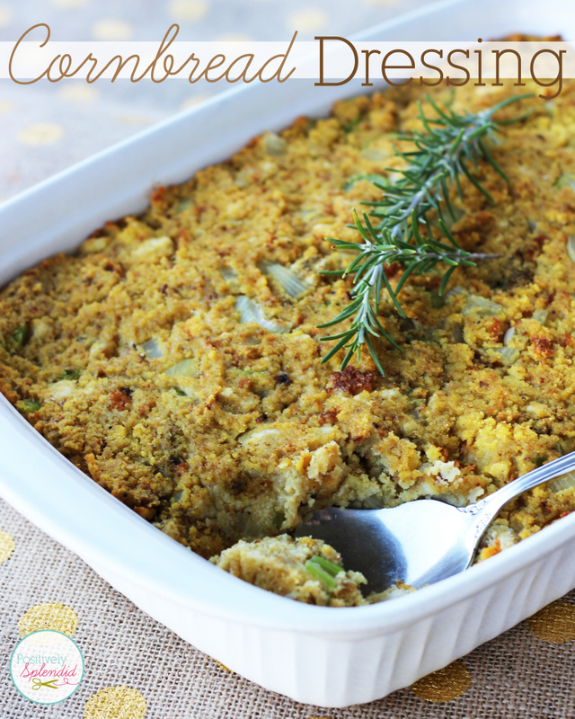 Delicious cornbread dressing is the perfect Thanksgiving side dish!