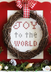This giant cross stitch wall art at Positively Splendid is so fun, and it would be perfect for any season!