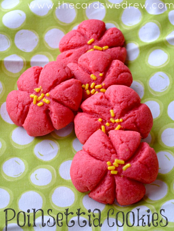 Poinsettia Cookie Recipe #SwellNoel