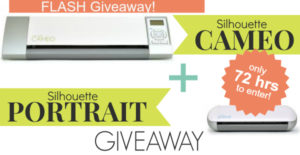 Silhouette Portrait and Cameo giveaway at Positively Splendid!