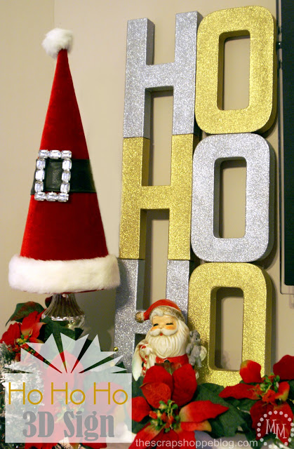 3D Ho Ho Ho Sign #SwellNoel