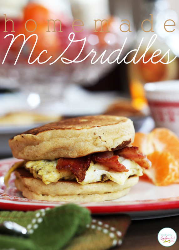 Homemade McGriddles sandwiches made with perfect buttermilk pancakes. So yummy!!