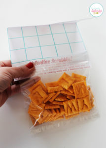 Edible Scrabble valentine idea, including a free printable card with a game board inside. So fun!!
