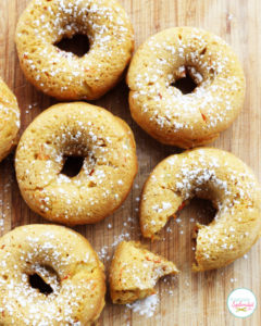 Super foods meet doughnuts in this delicious breakfast recipe. Easy to make, and the perfect easy and healthy weekday breakfast option!