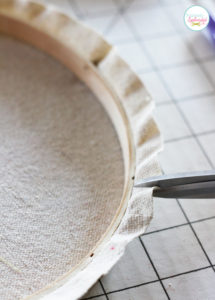Adorable valentine hoop art. This would be perfect for displaying kids' names, or the name of a happy couple!