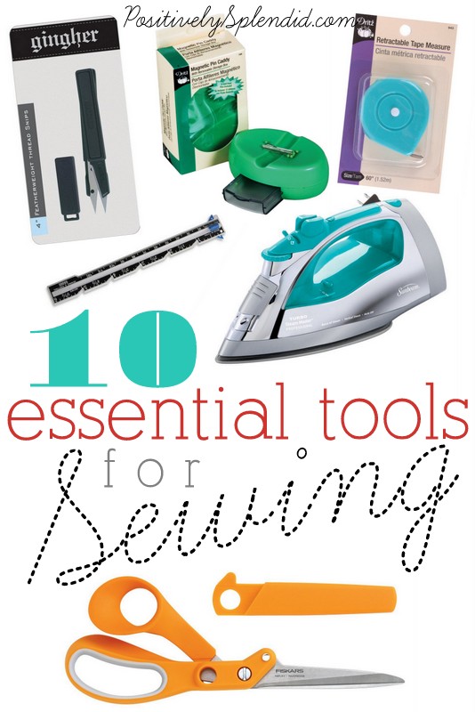 This list of 10 essential sewing tools is full of great information! Every home sewist should have these!