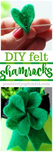How to Make Felt Shamrocks