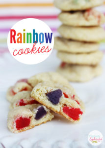 Rainbow Sugar Cookies - So perfect for St. Patrick's Day, or any day of the year!