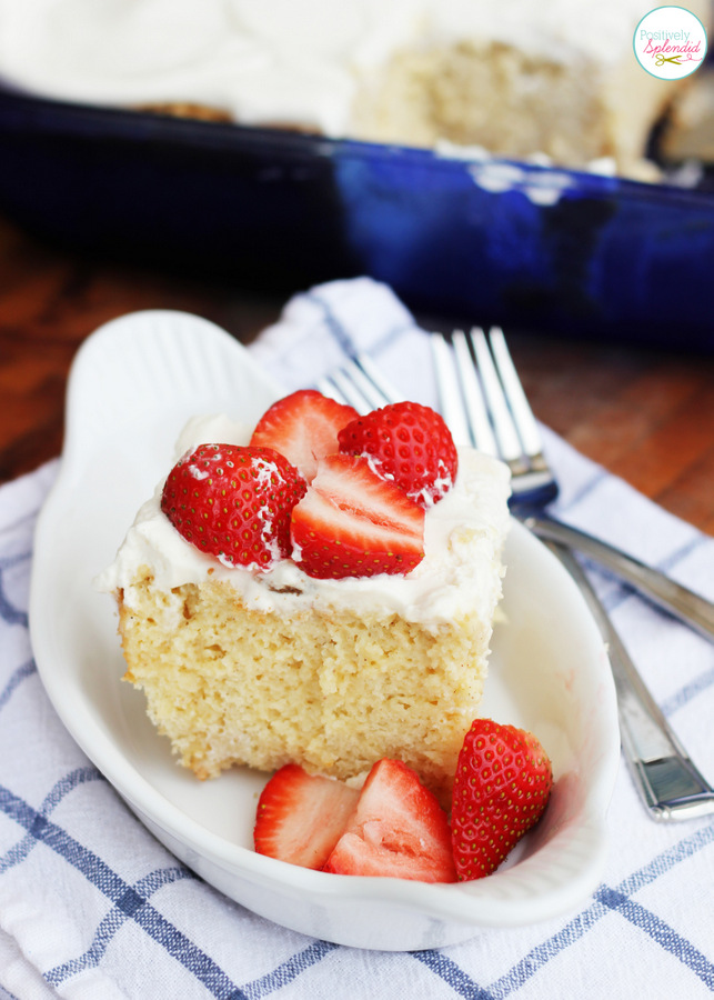 Tres leches cake recipe - Cake and sweet custard all in one. Indescribably good!