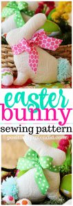 FREE Stuffed Easter Bunny Sewing Pattern