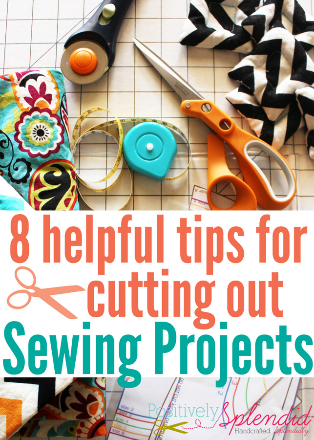 8 Helpful Tips for Cutting Out Sewing Projects. Great information!