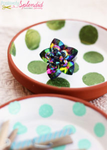Polka dot trinket dishes by Positively Splendid