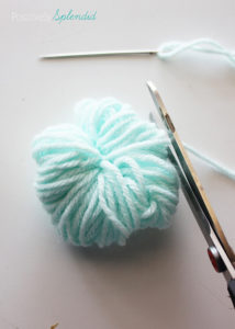 A super simple tutorial for how to make pom poms. No special tools needed!