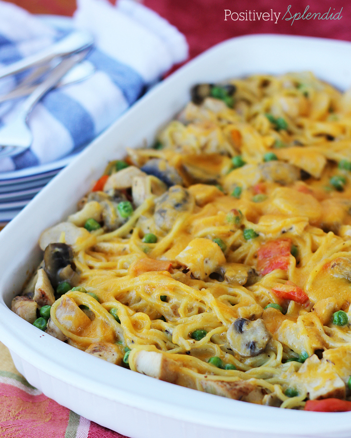 Chicken tetrazzini from scratch - no condensed cream soup required!