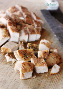 The very BEST chopped chicken for casseroles, soups, salads and more. So easy and delicious!