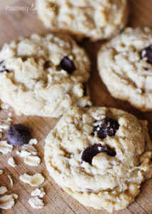 Cowboy Cookies - Chewy cookies with oatmeal, chocolate chips and coconut. Yum!