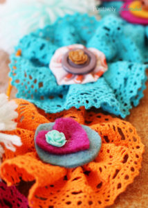 How to make lace flowers. You will never believe how easy they are!