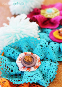 How to make lace flowers. You will never believe how easy they are!