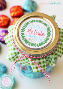 Mason jar teacher appreciation gift #SharetheDOVE