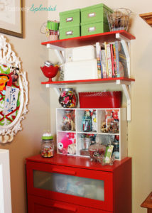 Bright and eclectic craft room at Positively Splendid