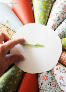 Rolled Paper Wreath Tutorial at Positively Splendid