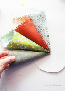Rolled Paper Wreath Tutorial at Positively Splendid